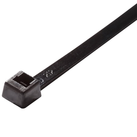 Act Cable Tie, 48 in L, 14-1/2 in Max Bundle Dia., Black, Nylon, 175 lb Strength, 50 PK 48175UV50